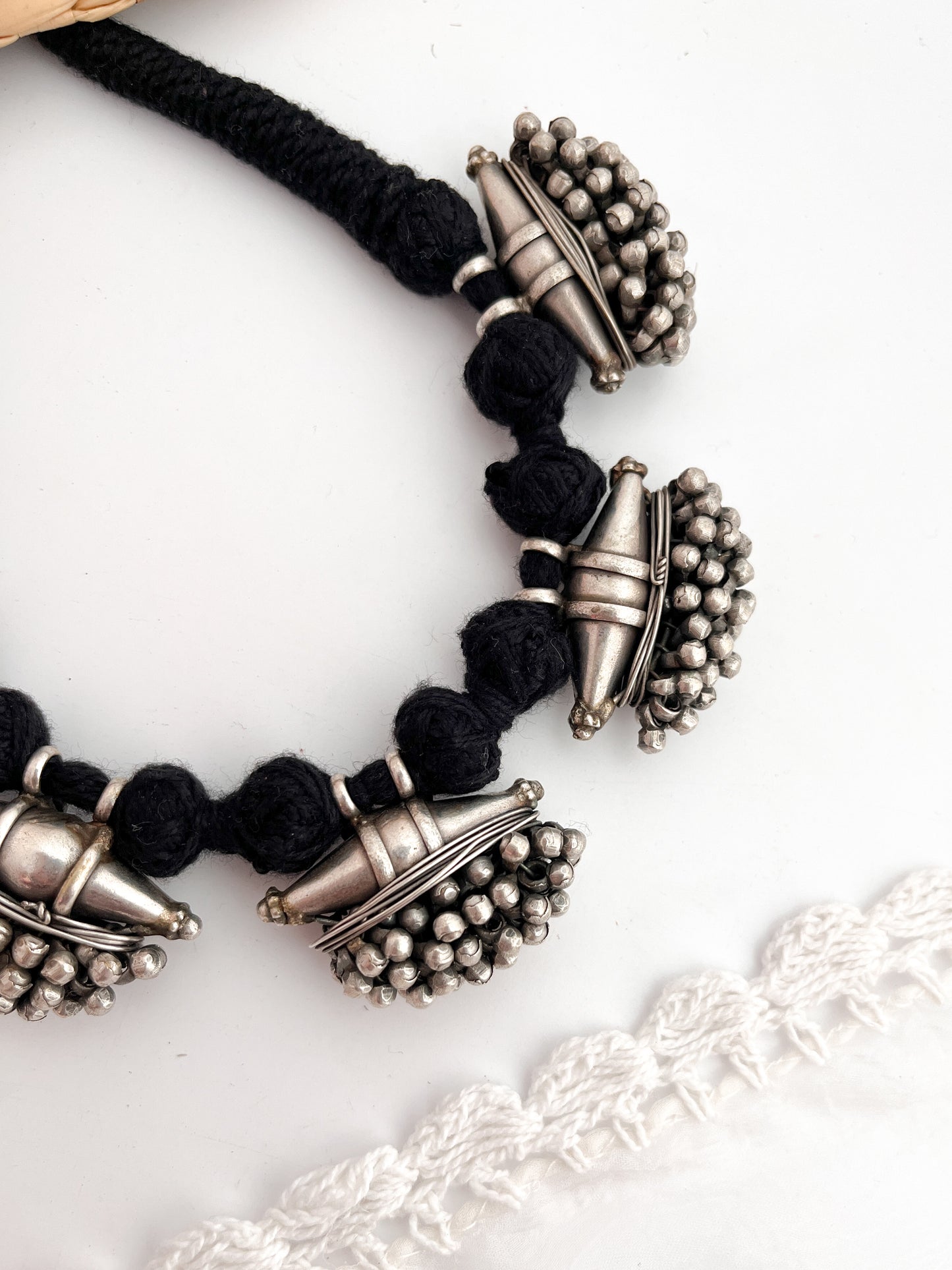 KAVYA - German Silver Neckpiece