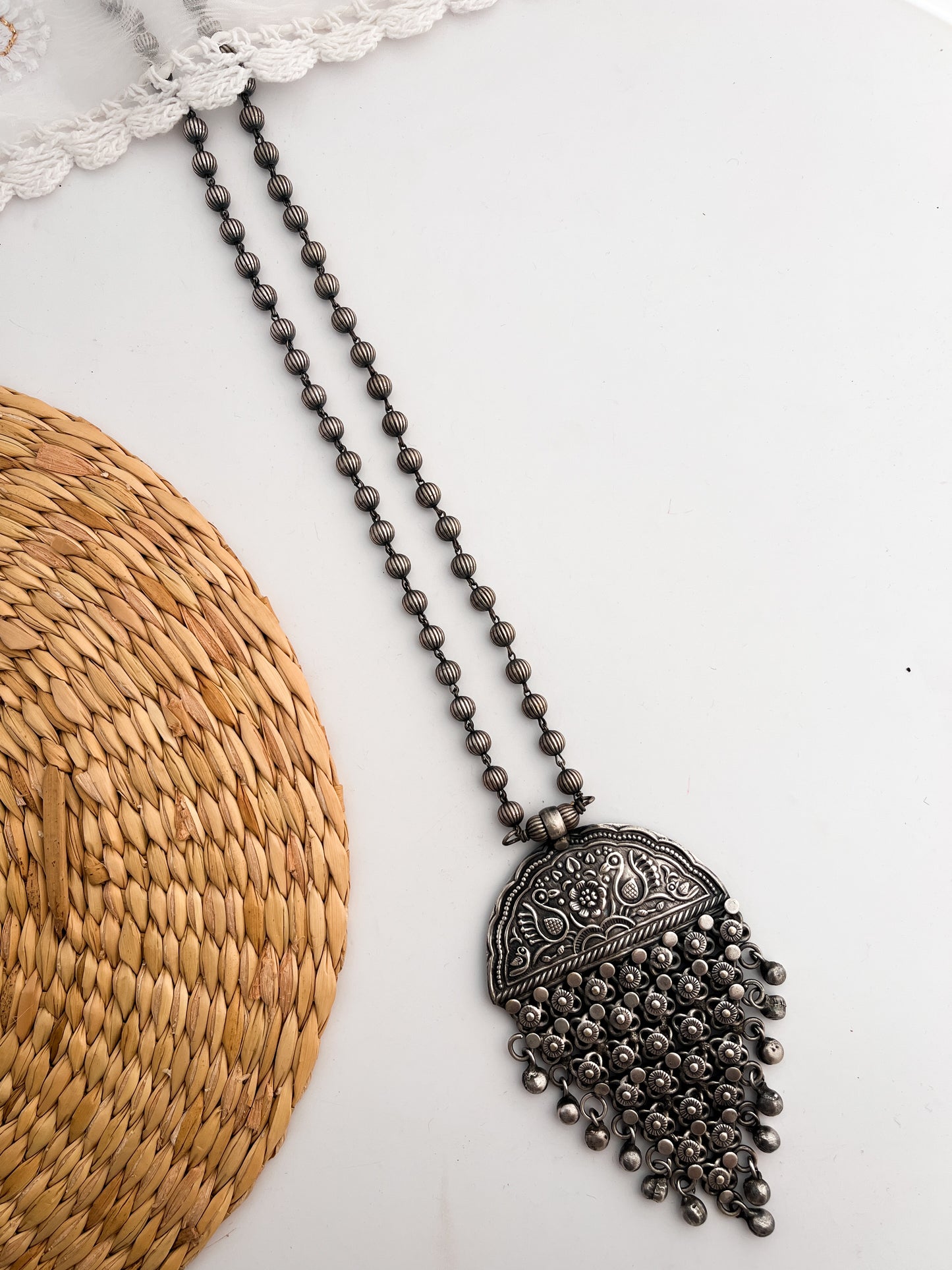 SAJAL - Brass Long Neckpiece