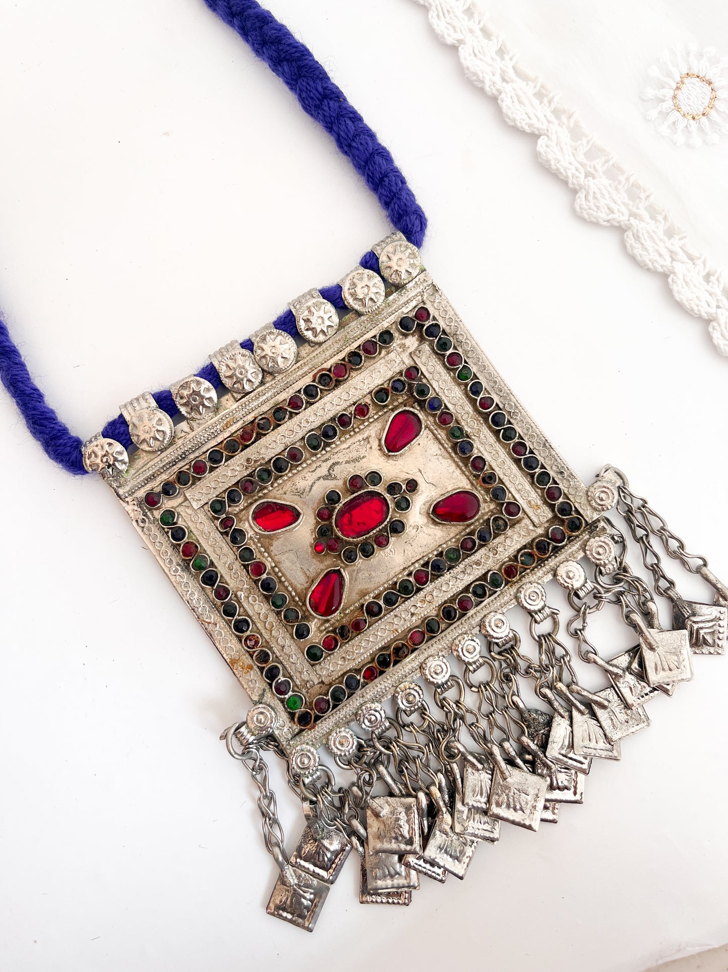ZOYA- Afghani Tribal Statement Locket Neckpiece