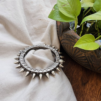 BANGLE- Silver Cuff German Oxidized Bangle