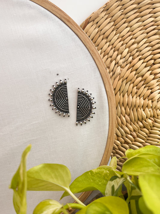 ADHIRA - German Silver Studs