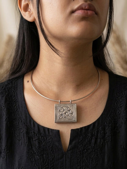AHALYA- Brass Tabeez Pendant Hasli