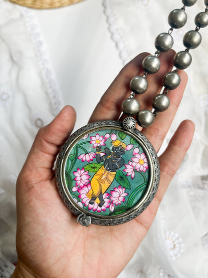 ANAMIKA - Brass With Silver Plating Bangle Locket Murali Manahor