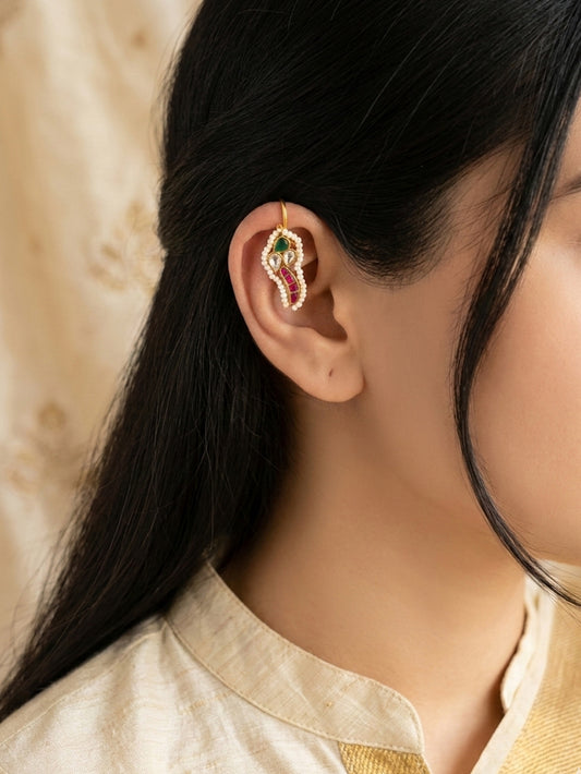 AROHINI - Kundan Work Gold Bugdi