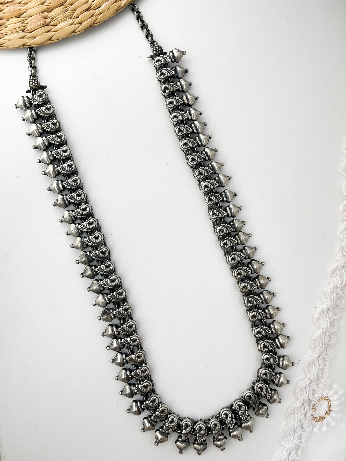 ASHIMA - Brass With Silver Plating Neckpiece
