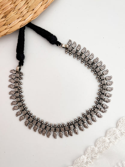 BHUMIKA - German Silver Neckpiece