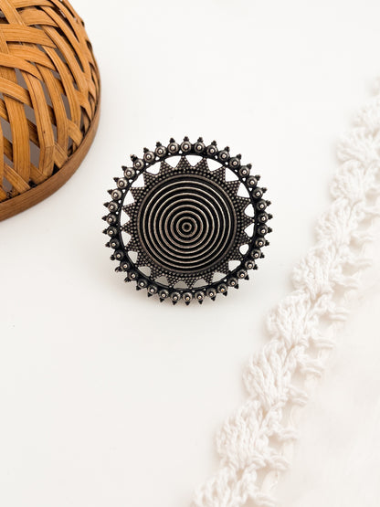 CHAKRA - German Silver Ring