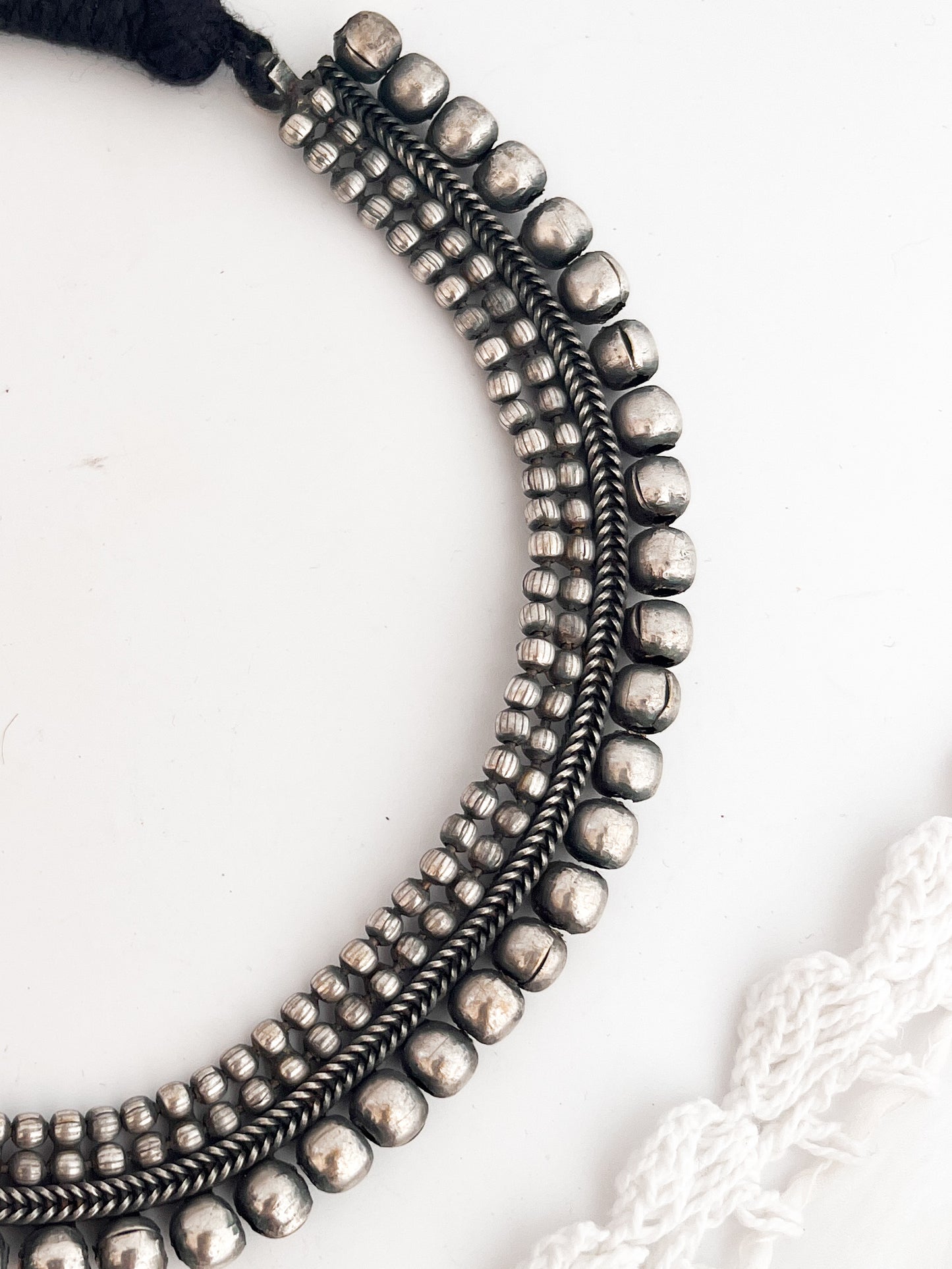 DHRITHI- German Silver Chocker Neckline Neckpiece