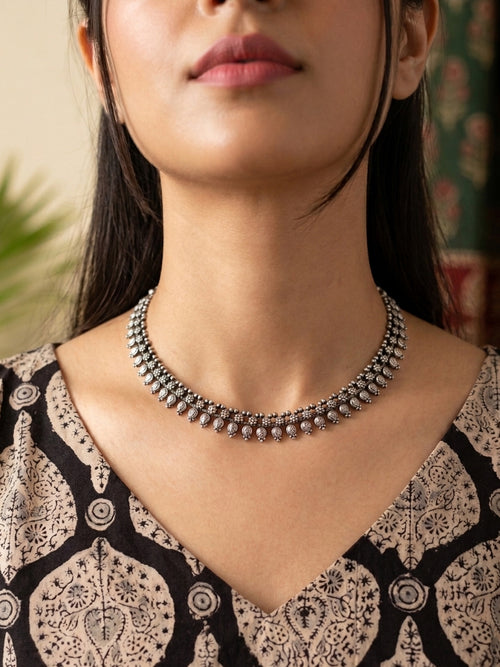 Durga - German Silver Neckpiece