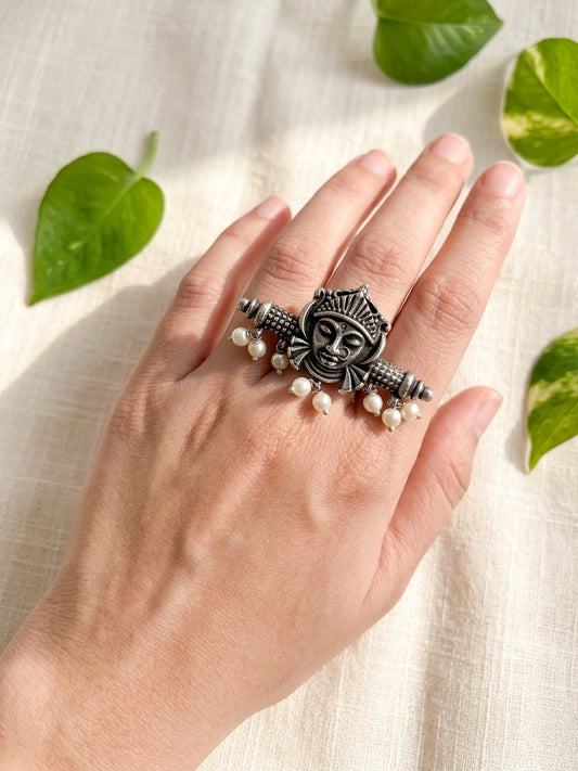 DURGEMAA - German Silver Ring