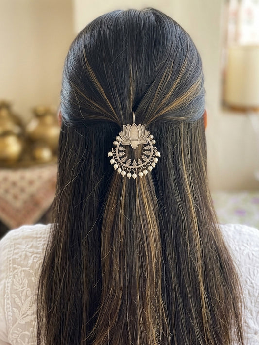 Dwarka - German Silver Hair Accesory