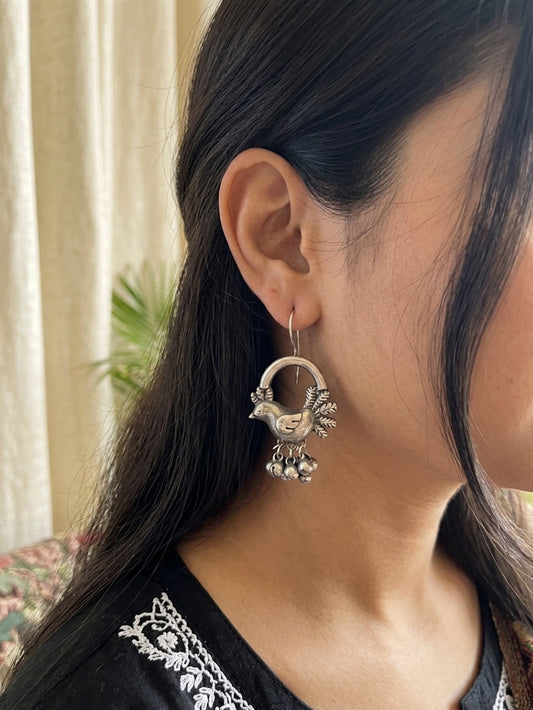 GEET - German Silver Bird Dangler