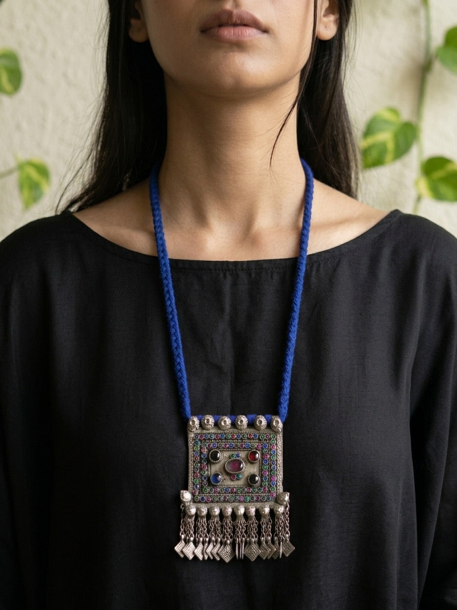 ZAINAB- Afghani Tribal Statement Locket Neckpiece