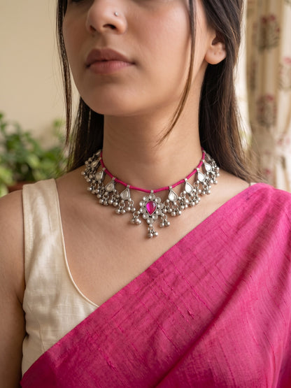 GULABO -Pink Patwa Kundan Jewellery