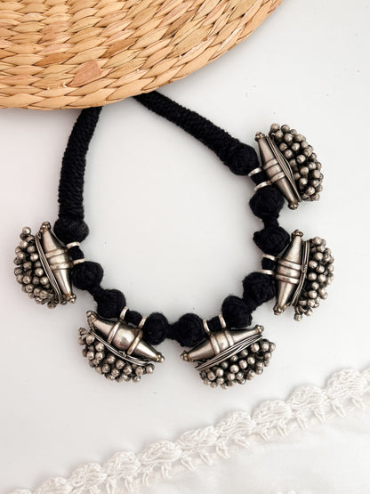KAVYA - German Silver Neckpiece