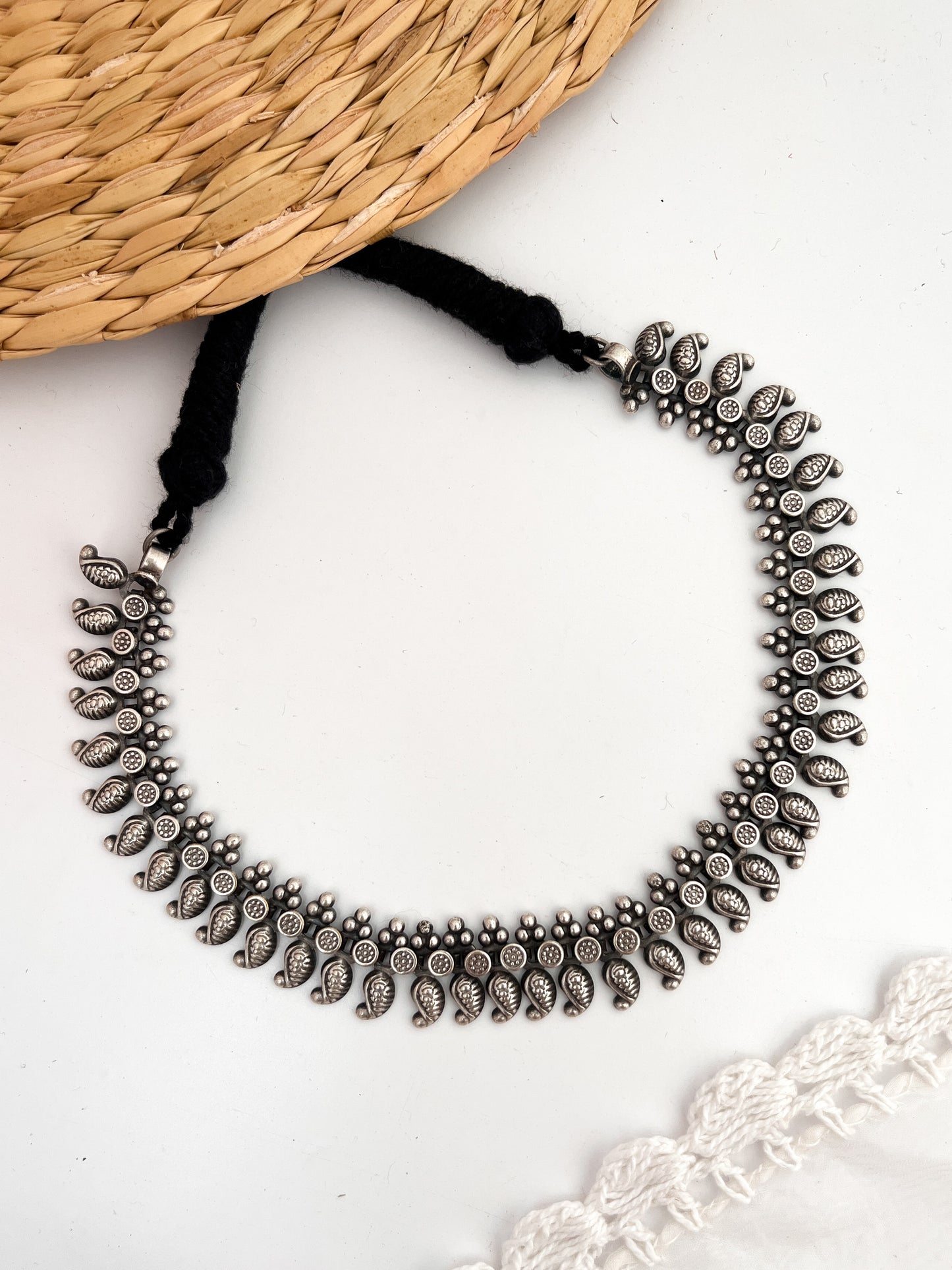 LAKSHAMI - German Silver Neckpiece
