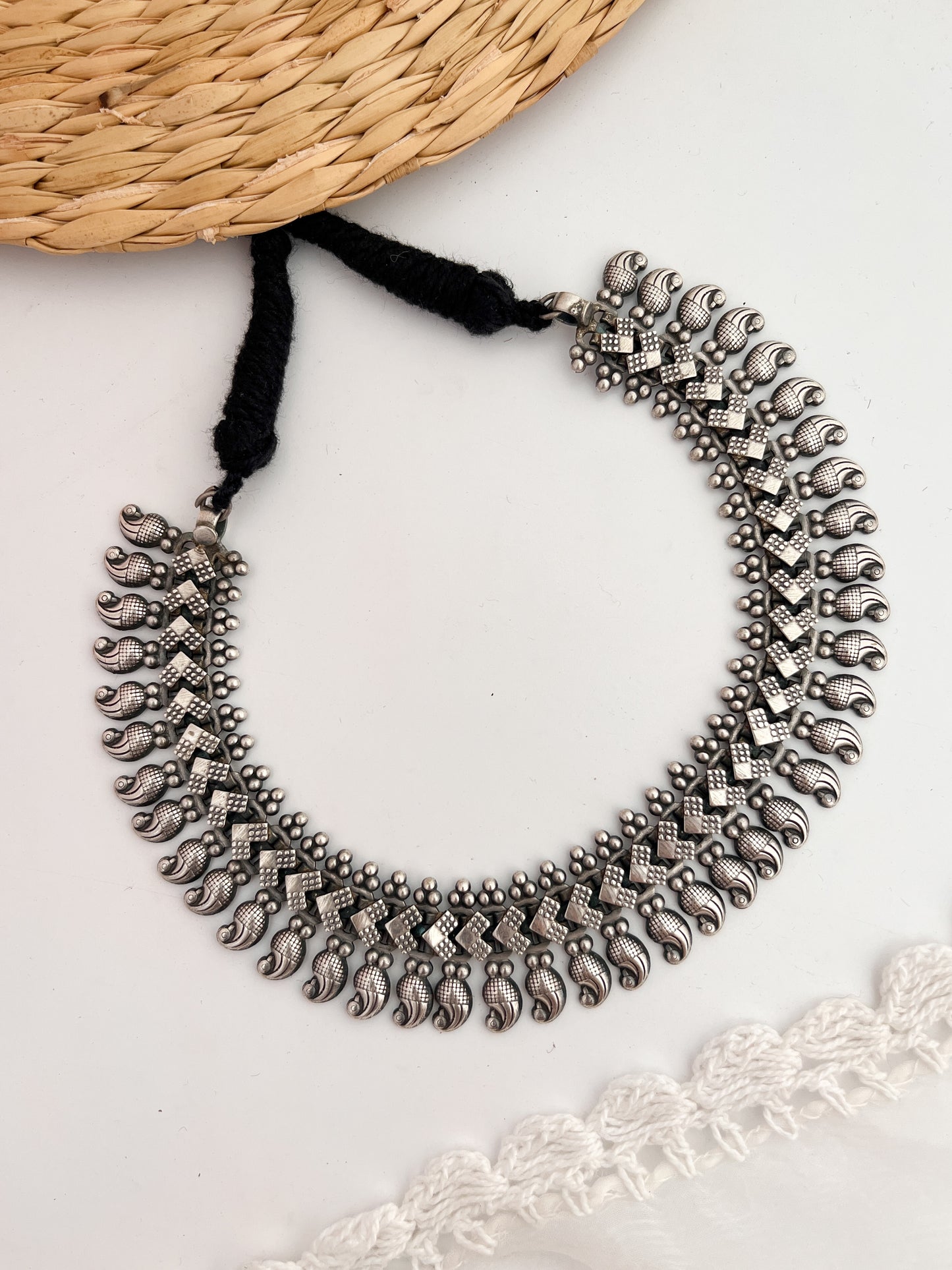 DAKSHINI - German Silver Neckpiece