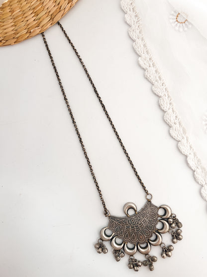AYESHA - Brass Long Neckpiece