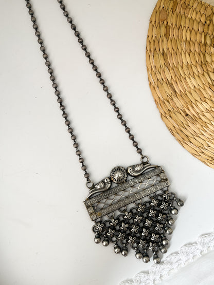 DEVIKA- Brass German Silver Neckpiece