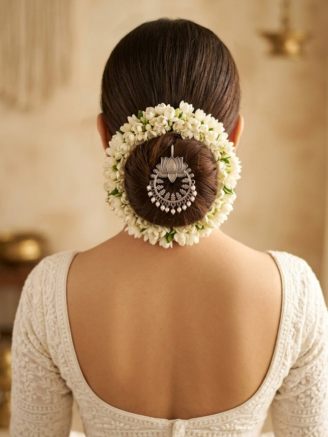 Dwarka - German Silver Hair Accesory