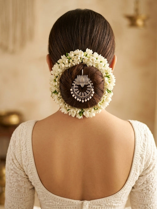 Dwarka - German Silver Hair Accesory