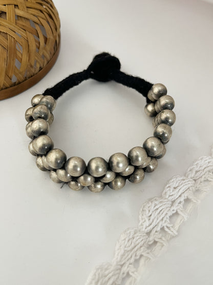 SARA- Brass Moti Bracelet