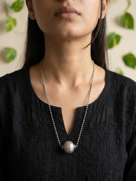 NITARA - Brass With Silver Plating Neckpiece