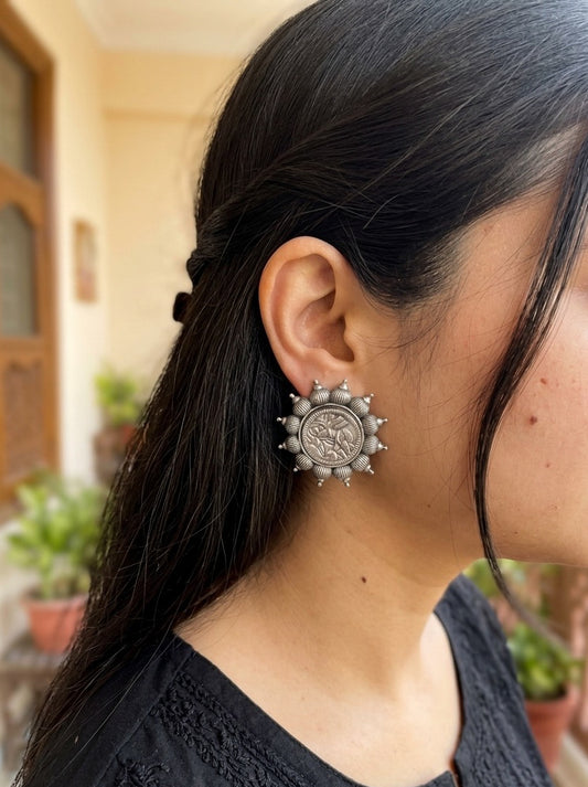 ILA - Brass With Silver Plating Studs