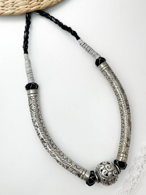 JIZA - Brass With Silver Plating Neckpiece