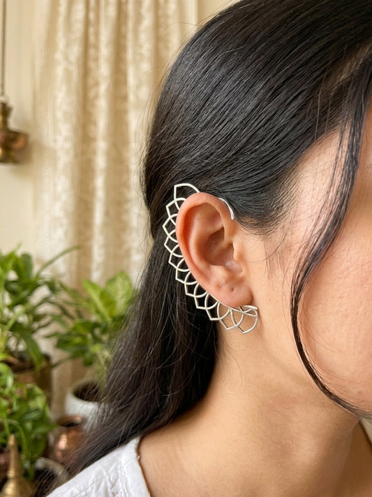 KALINDI - German Silver Earcuff
