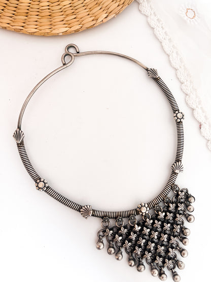KASTURI- German Silver Tribal Hasli