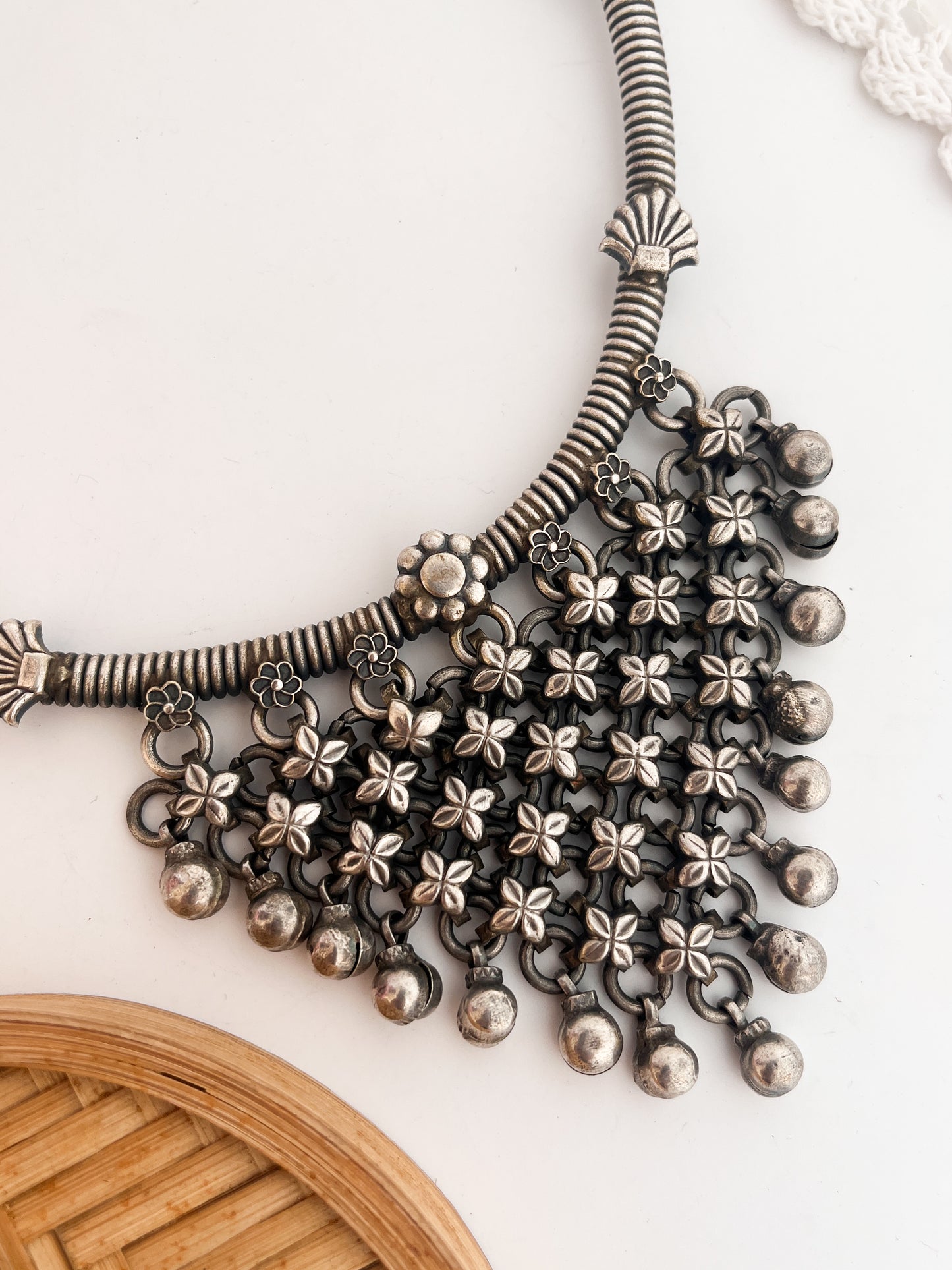 KASTURI- German Silver Tribal Hasli