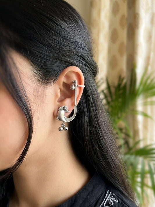 KOEL - German Silver Earcuff