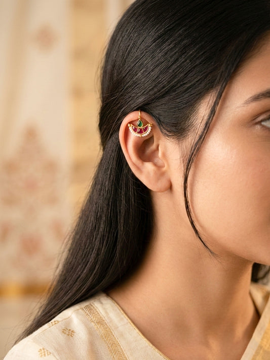 KUMUDINI - Kundan Work Gold Bugdi