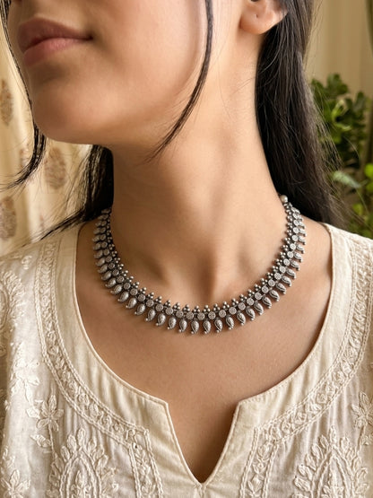 LAKSHAMI - German Silver Neckpiece