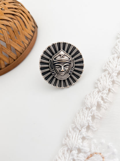 MAA- German Silver Earring