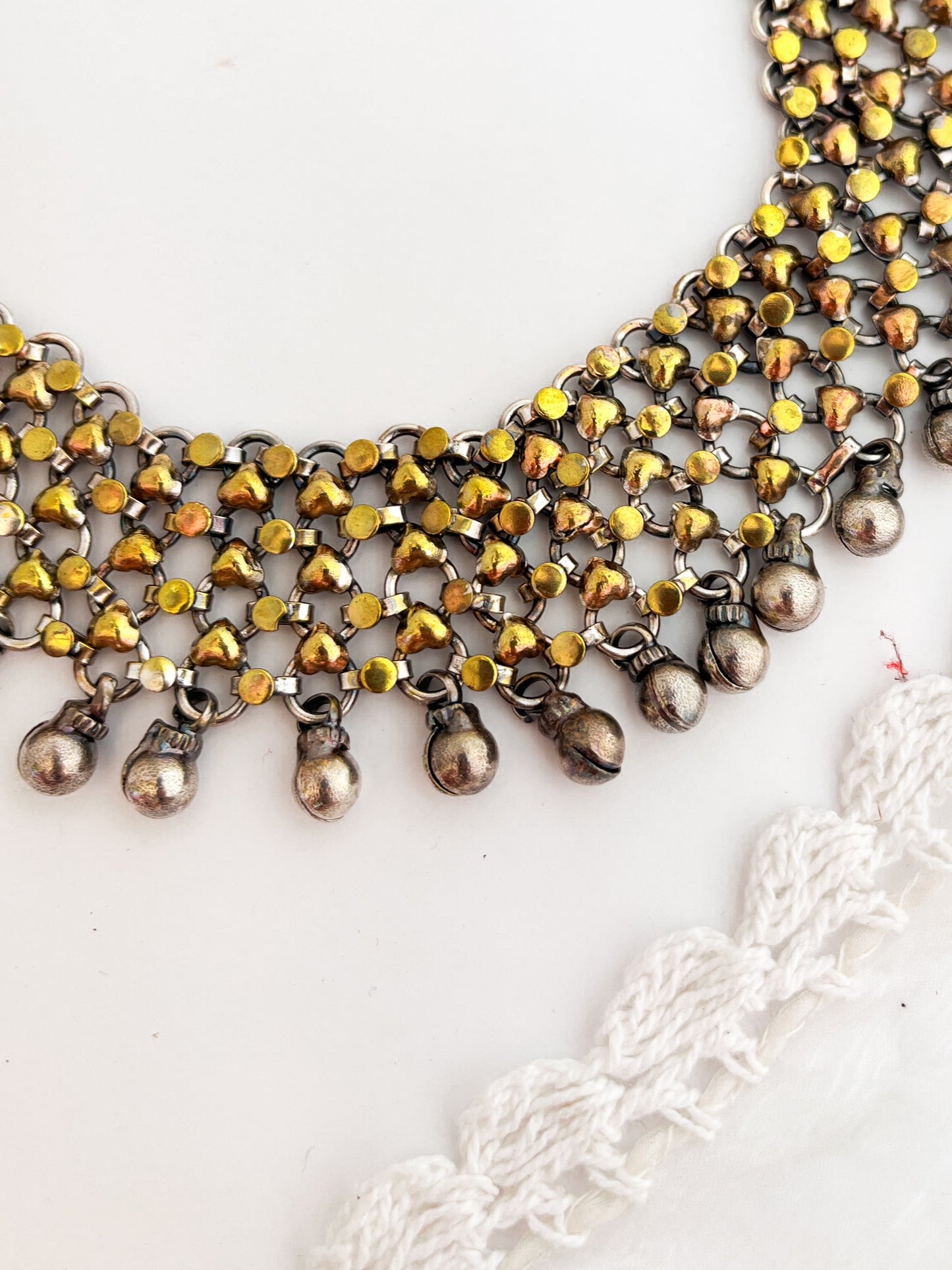 MAJHARI - German Silver Dual Tone Neckpiece