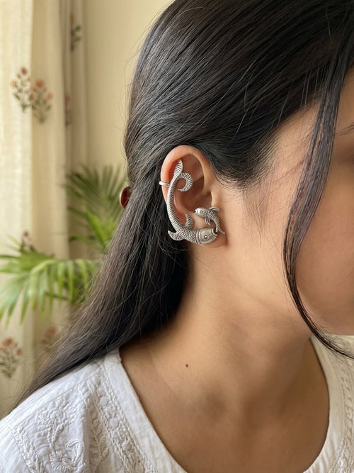 MATSYAGANDHA - German Fish Earcuffs