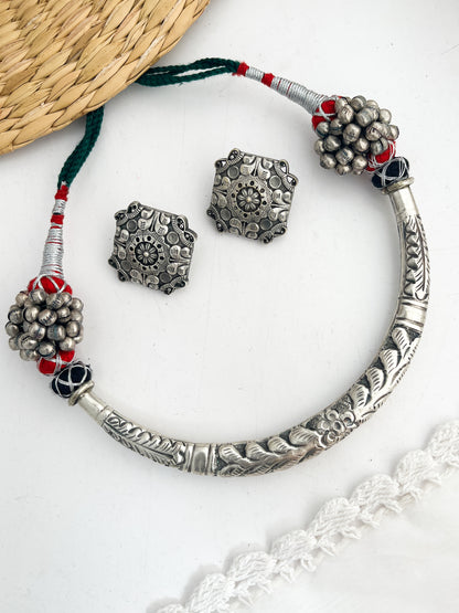 PIYU - Brass Hasli With Silver Plating