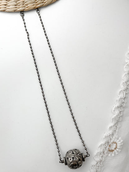 NITARA - Brass With Silver Plating Neckpiece