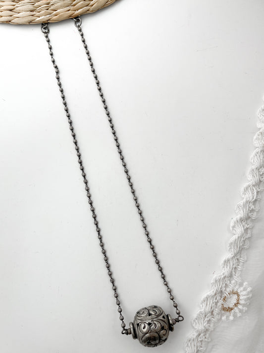 NITARA - Brass With Silver Plating Neckpiece