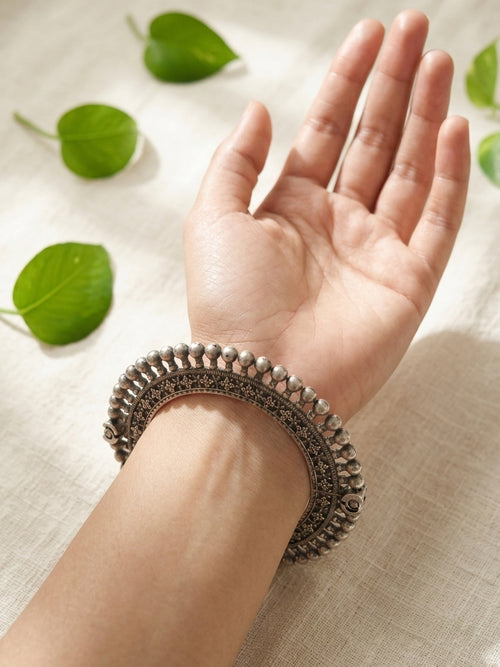 PALKI - German Silver Kada Bangle