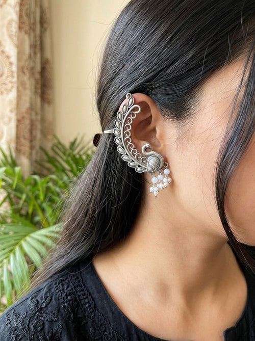 PALKI - Silver Plated Brass Earcuff