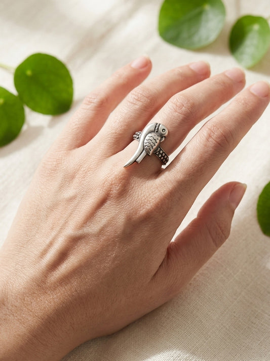 PANCHI - German Silver Ring