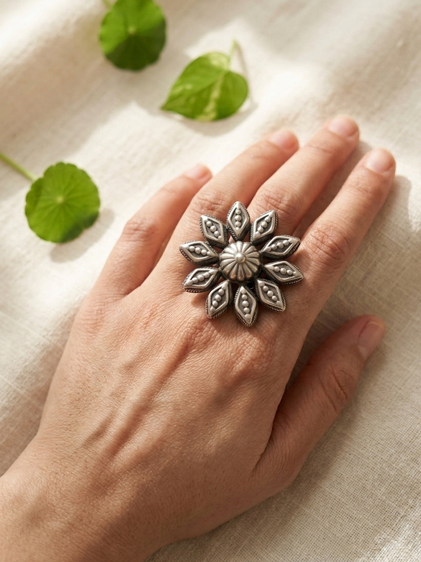 PHOOL - German Silver Ring