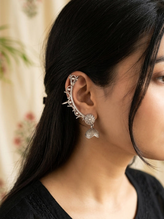 RANI - German Silver Earcuff