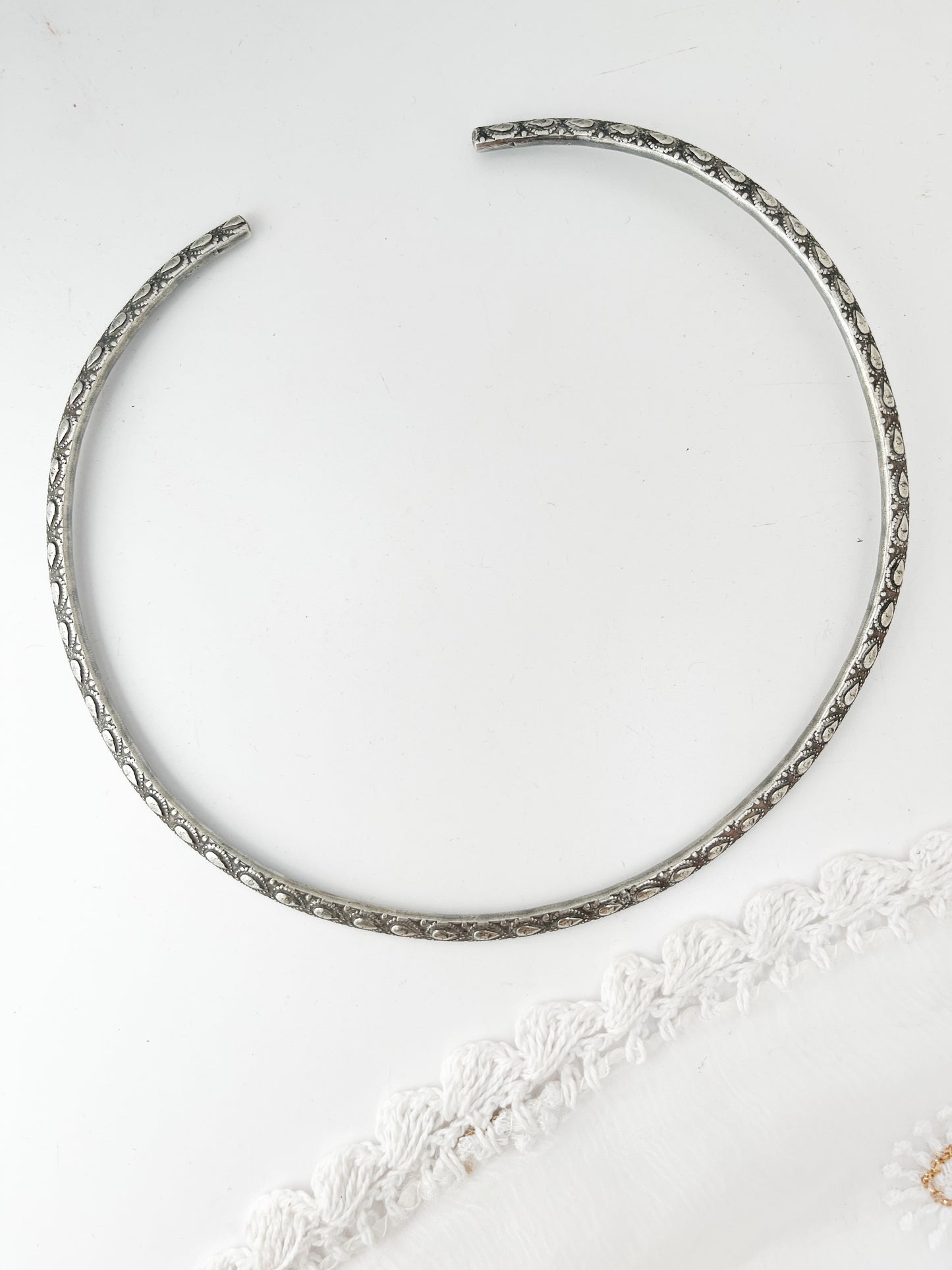 ROOP- Brass With Silver Plating Round Hasli