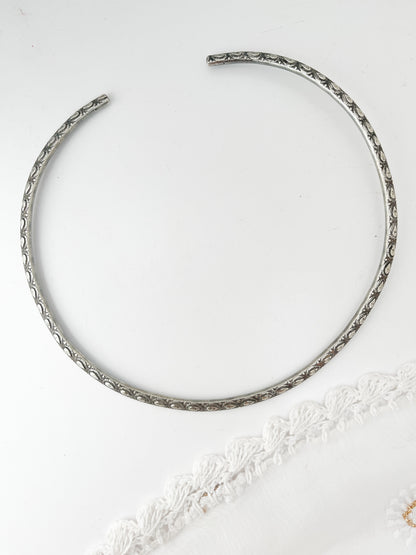 ROOP- Brass With Silver Plating Round Hasli