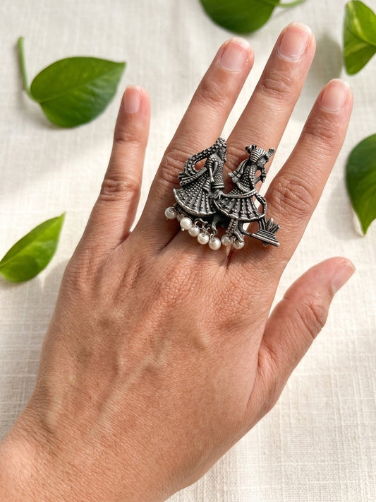 Saath Phere - German Silver Ring