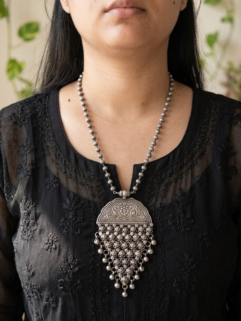 SAJAL - Brass Long Neckpiece